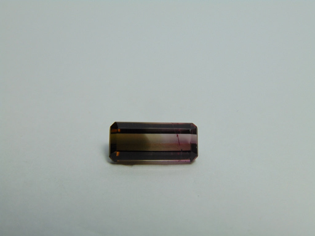 3.53ct Tourmaline Bicolor 13x6mm