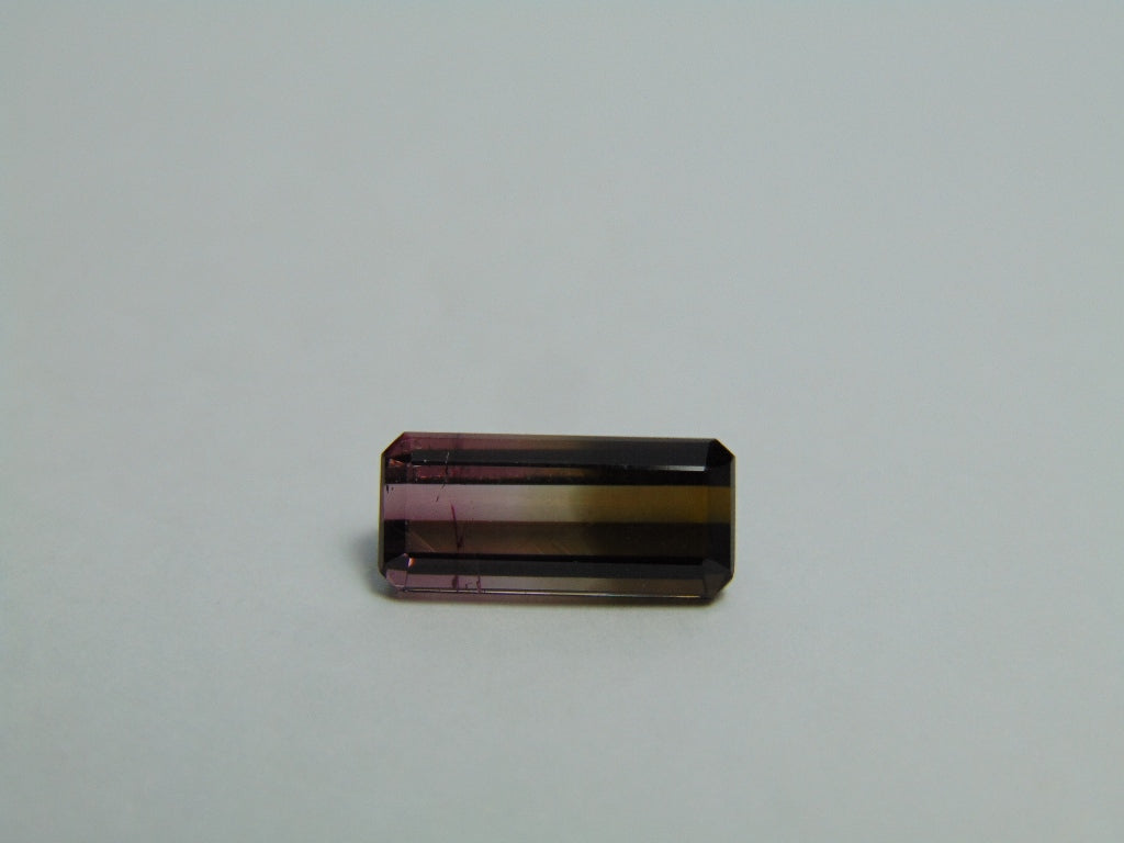 3.53ct Tourmaline Bicolor 13x6mm