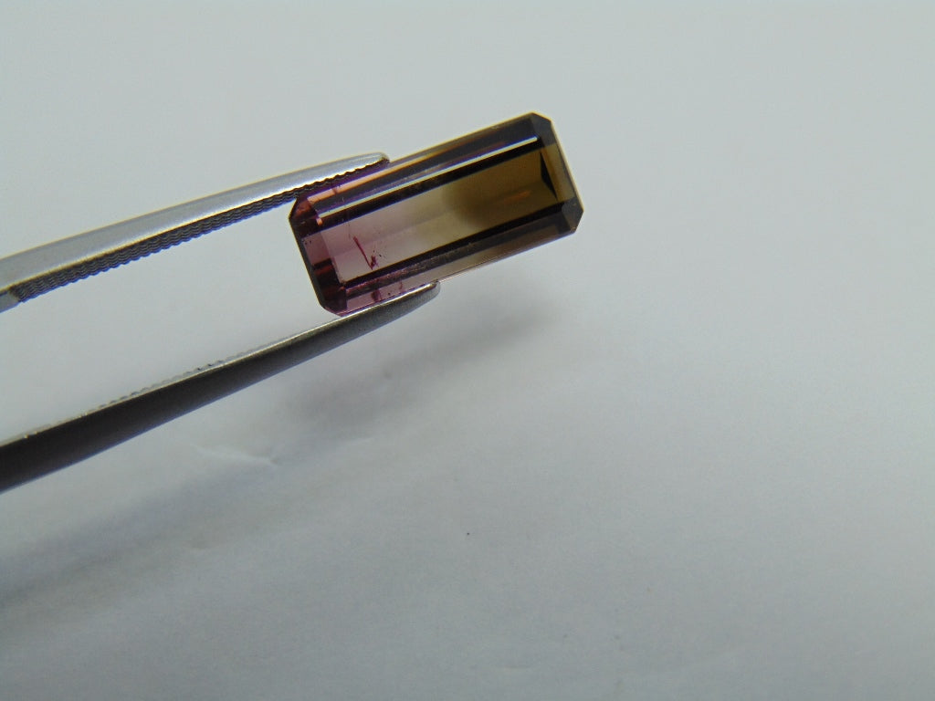 3.53ct Tourmaline Bicolor 13x6mm