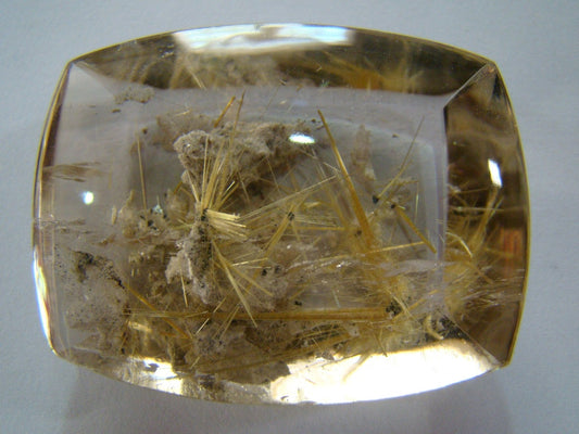 204ct Rutile With Dendrite 47x36mm