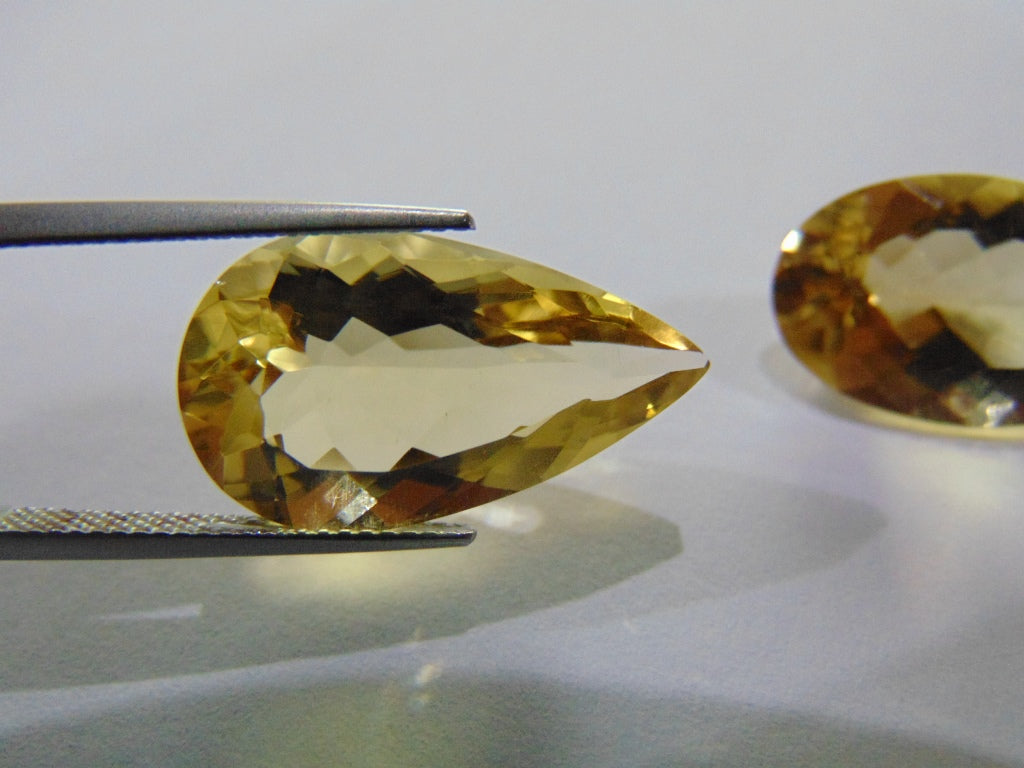 20.50ct Citrine 21x12mm 19x13mm