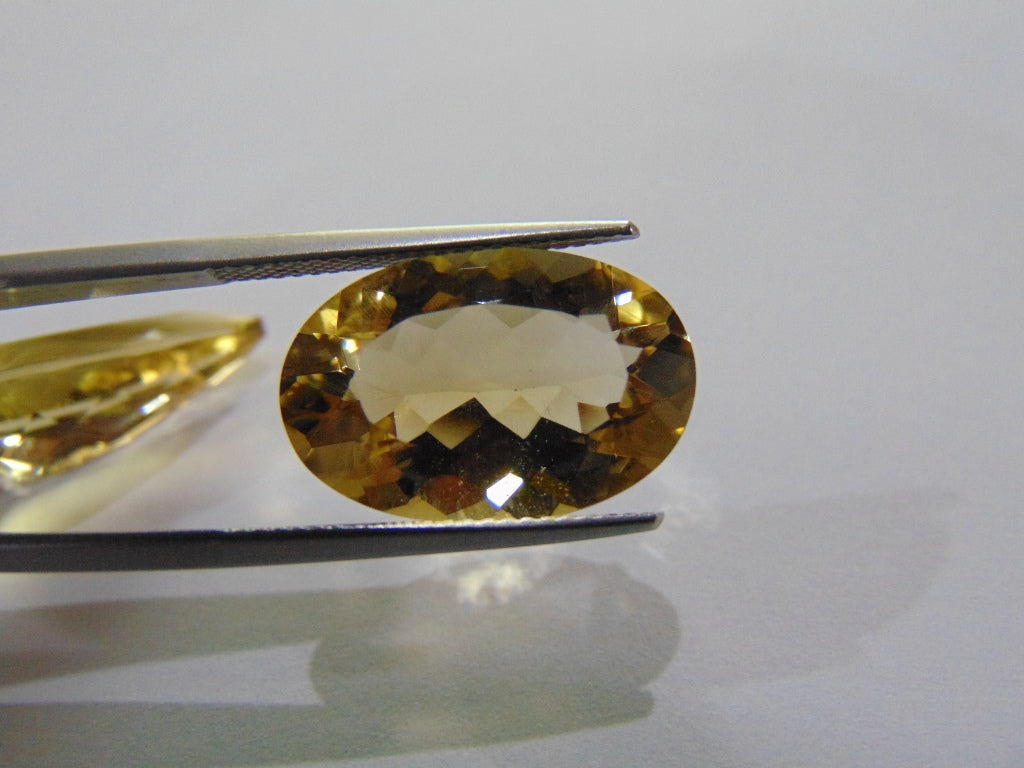 20.50ct Citrine 21x12mm 19x13mm