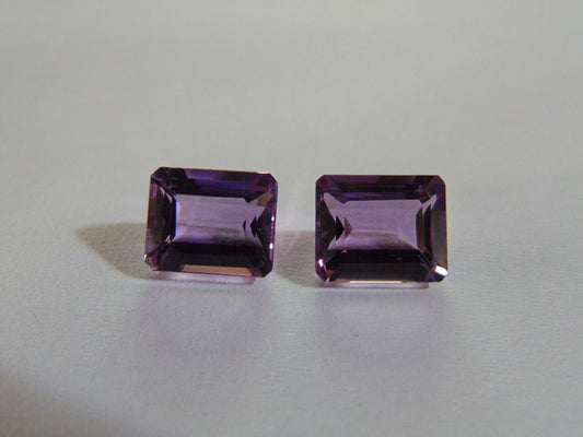 8.60ct Amethyst (Pair)