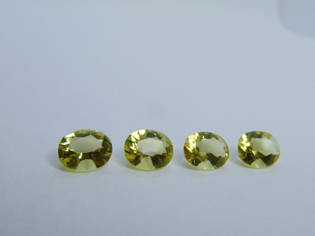 9.05ct Quartz Green Gold Calibrated 10x8mm