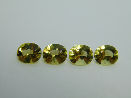 14.80ct Quartz Green Gold Calibrated 12x10mm