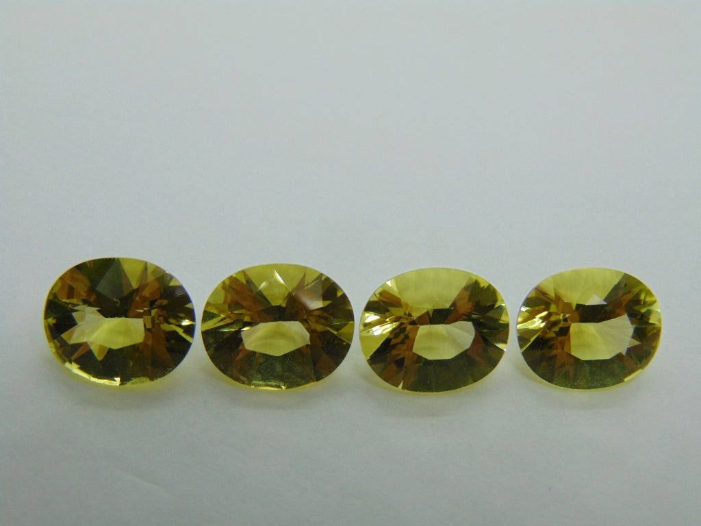 14.80ct Quartz Green Gold Calibrated 12x10mm