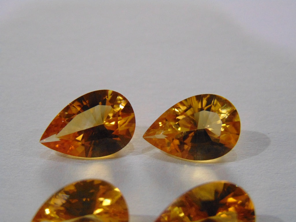 14.40ct Citrine (Calibrated) Pairs